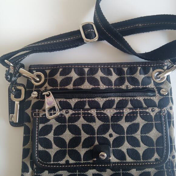 Fossil Crossbody Bag. Black And Brown. - Picture 3 of 6